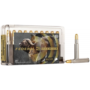 Federal P416T2 Premium Safari Cape-Shok 416 Rigby 400 gr Trophy Bonded Sledgehammer Solid 20 Per Box/ 10 Cs