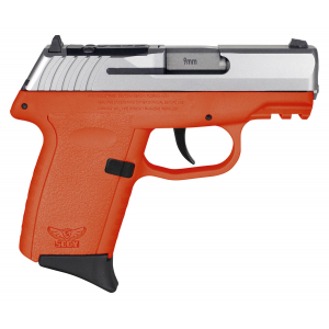 SCCY Industries CPX2TTORRDRG3 CPX-2 Gen3 RD 9mm Luger 10+1 3.10in Orange Polymer w/Picatinny Rail Serrated Stainless Steel Slide Orange Polymer Grip
