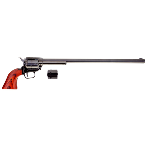 HERITAGE Mfg Rr22mb16 Rough Rider 22 Lr/22 Wmr 6 Shot, 16 In Black Steel Barrel, Black Zinc Alloy Frame, Black Cylinder Cocobolo Grip, Hammer/thumb Safety, Exposed Hammer , Revolver