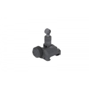 Knights Armament Company Sight, Fits Picatinny, Rear, Micro, Flip Up, 200-600 Meter, Black 98474