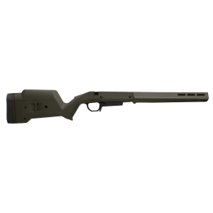 Magpul MAG1207-ODG Hunter American Stock OD Green Adjustable Synthetic Stock with Aluminum Chassis for Short Action Ruger American Right Hand Includes STANAG Mag Well
