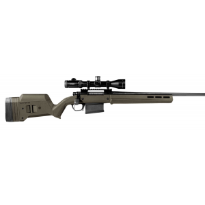 Magpul MAG483-ODG Hunter 700 Stock Fixed with Aluminum Bedding & Adjustable Comb OD Green Synthetic for Remington 700 LA