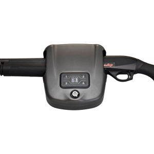 Hornady 98180 Rapid Safe Shotgun Wall Lock RFID Access Code Key Entry Black Steel Holds Shotgun 8.50 in L x 9.20 in W x 2.70 in D