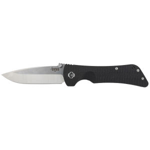 Southern Grind SG03030001 Bad Monkey 4 in Folding Drop Point Plain Satin 14C28N Steel Blade/ 5.25 in Black G10 Handle Includes Pocket Clip