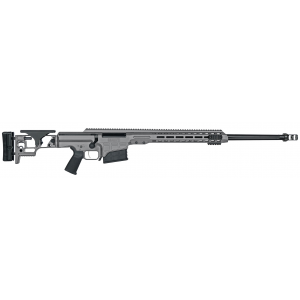 Barrett MRAD Rifle 18480, .338 Lapua, 26 Fluted Match, Folding Chassis, Tungsten Grey Cerakote, 10 Rds - Barrett