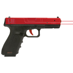 NextLevel Training Performer Trainer SIRT Pistol, Red Plastic Slide with Red Trigger Take-Up and Red Shot Indicating Laser, Red and Black Finish 017-P2R000