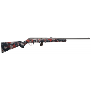 SAVAGE Arms 40222 64 F 22 Lr 10+1 21 In, Blued Barrel/rec (drilled & Tapped), American Flag Synthetic Stock, Open Sights