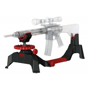 Birchwood Casey ASR Alpha Shooting Rest Black Steel/Red Accents\t Non-Slip Rubber Feet\t Windage & Elevation Adjustments\t Bullseye Bubble Level