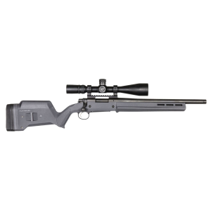 Magpul MAG495-GRY Hunter 700 Stock Fixed with Aluminum Bedding & Adjustable Comb Stealth Gray Synthetic for Remington 700 SA