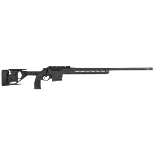 Seekins Precision 0011710137BLK Havak HIT Pro Full Size 6mm Creedmoor 3+1 24 in Black Threaded Barrel, Picatinny Rail Steel Receiver, Black Adjustable Folding Aluminum Chassis, AR-Style Vertical Grip, Rifle