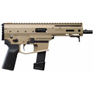 Angstadt Arms AAMDP29PF6 MDP-9 27+1 6 in Black Melonite Threaded Barrel Flat Dark Earth Cerakote Black Polymer Grips