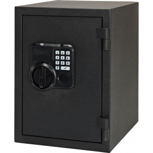 Hornady 95407 Fireproof Safe Keypad Key Entry Black Powder Coat Black Holds 2 Handguns Steel