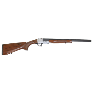ROCK Island Tk105 Traditional Single Shot 20 Gauge With 20 In Black Parkerized Barrel, 3 In Chamber, 1rd Capacity, Silver Anodized Metal Finish & Woodgrain Finish Synthetic Stock Right Hand (full Size), Shotgun