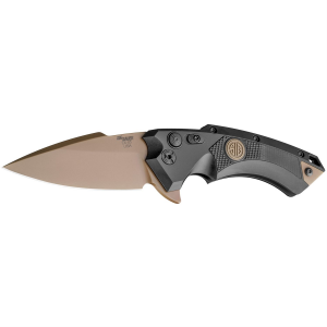 Hogue X5 36570, SIG Emperor Scorpion, Folding Knife, CPM-154, Plain Edge, Spear Point Blade with Flipper, 3.5 in