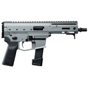 Angstadt Arms AAMDP29PG6 MDP-9 27+1 6 in Black Melonite Threaded Barrel Tactical Gray Cerakote Black Polymer Grips