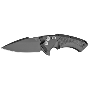 Hogue X5 Flipper 34559, Folding Knife, CPM-154, Plain Edge, Spear Point Blade with Flipper, 4 in
