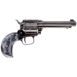 HERITAGE Mfg Rr22mb4bhbprl Rough Rider 22 Lr 22 Wmr 6 Shot 4.75 In Black Oxide Steel Barrel, Black Oxide Frame Zinc Alloy Frame, Black Oxide Cylinder, Altamont Black Pearl Grip, Exposed Hammer , Revolver