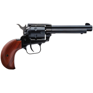 HERITAGE Mfg Rr22mb4bh Rough Rider 22 Lr/22 Wmr 6 Shot, 4.75 In Steel Black Barrel, Cylinder & Black Zinc Alloy Frame, Cocobolo Bird Head Grip, Hammer/thumb Safety, Exposed Hammer , Revolver