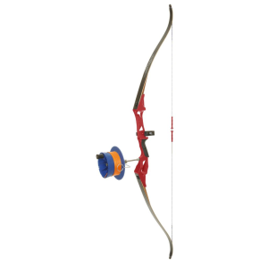Fin Finder Bank Runner Recurve Package Red w/ Sidewinder Reel RH - Fin-Finder