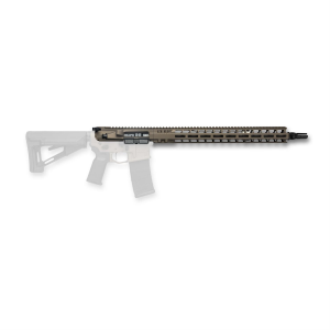 Radian Weapons Complete Upper, 223 Wylde, 17.5 in Barrel, 1:8 Twist, SilencerCo ASR Flash Hider, Intermediate Length Gas, 17 in MLOK Handguard, Radian Raptor-SD Charging Handle, Radian Enhanced Bolt Carrier Group, Cerakote Finish, Brown, Fits AR-15 R0479
