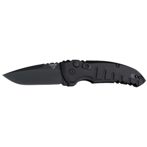 Hogue 24116 A01 2.75 in Folding Drop Point Plain Black Cerakote 154CM SS Blade/Matte Black Aluminum Handle