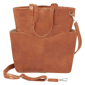 Gun Toten Mamas/kingport GTM107TN Oversized Travel Tote Tan Leather Over the Shoulder Bag Includes Standard Holster