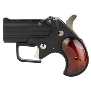 Old West Short Bore, Derringer, 38 Special, 2.75 in Barrels, Matte Finish, Black, Rosewood Grips, 2 Rounds, Guardian Package, Trigger Guard SBG38BR - Old West