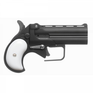 Old West Big Bore, Derringer, 9MM, 3.5 in Barrel, Alloy Frame, Matte Finish, Black, Pearl Grips, Fixed Sights, 2 Rounds BBG9BP - Old West