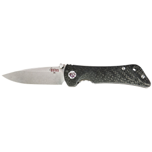 Southern Grind SG06030008 Spider Monkey 3.25 in Folding Drop Point Plain Satin S35VN SS Blade/ 4.19 in Black Textured Carbon Fiber Handle Includes Pocket Clip