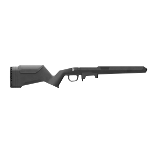 Magpul MAG1354-BLK Hunter Lite Stock Black Synthetic with Aluminum V-Bedding\t AICS Mag Well\t Integral Swivel Studs\t Cheek Riser & LOP Spacers\t Fits Short Action Savage Axis Up To Medium Palma Barrel Contour