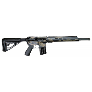 Alexander Arms RBH50FW Hunter 50 Beowulf Caliber with 16 in Black Barrel, 7+1 Capacity, Forest Woodlands Camo Metal Finish, Black EFX Stock & Finger Grooved Black Polymer Grip Right Hand