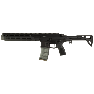 Maxim Defense Industries MDX 510C, Semi-auto Rifle, SBR, 300 Blackout, 10.3 in Barrel, Adjustable Gas Block, MLOK Handguard, HATEBRAKE Muzzle Booster, Anodized Finish, Black, BCM Gunfighter Grip, Maxi