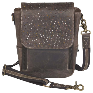 Gun Toten Mamas/kingport GTMCZY80 X-Body Satchel Brown Leather Includes Standard Holster