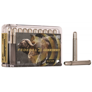 Federal P458LT1 Premium Safari Cape-Shok 458 Lott 500 gr Trophy Bonded Bear Claw (TBBC) 20 Per Box/ 10 Cs