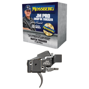 Mossberg 96010 JM Pro Adjustable Match AR Drop-In Trigger\t Fits AR15s & AR10s w/.154 in Trigger & Hammer Pin Holes\t Factory-Set 4 Pound Pull Weight