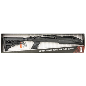 FAB Defense FXM4PR1022B M4 Conversion Kit Matte Black Synthetic, Collapsible Left Side Folding, Fits Ruger 10/22, 2.51 in- 30.70 in OAL - Fab Defense