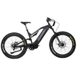 Bakcou E-bikes BSCJ19B21 Scout Jager Matte Black 19 Frame, Rohloff E-14 (500/14) Speed Hub BafangUltra Mid-Drive Motor, Electric Bike - Bakcou