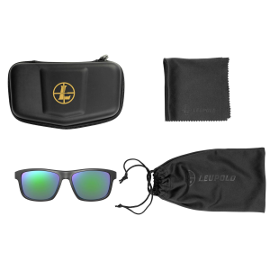 Leupold 179099 Performance Wear Katmai Emerald Mirror Lens Polycarbonate Matte Black Frame