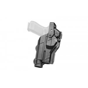 Rapid Force Rapid Force, Duty Holster Level 3, Belt Slide Holster, Sig P320/M17/XFull, Light Bearing, Right Hand, Black RD-M-0691-BK-RH-L1-C