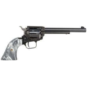 Heritage Mfg RR22B6GPRL Rough Rider 22 LR 6 Shot 6.50 in Black Barrel & Cylinder Black Frame, Altamont Gray Pearl Grips , Revolver