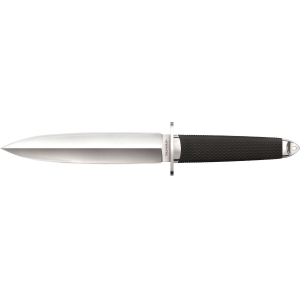 Cold Steel CS35AA San Mai Tai Pan 7.50 in Fixed Spear Point Plain VG-10 San Mai Blade/ Black Textured/Oval Kray-Ex Handle Includes Sheath