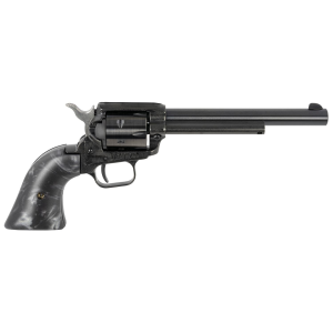 HERITAGE Mfg Rr22b6blkprl Rough Rider 22 Lr 6 Shot 6.50in Black Barrel Cylinder Black Frame, Altamont Black Pearl Grips
