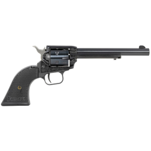 HERITAGE Mfg Rr22mb6pg Rough Rider 22 Lr/22 Wmr 6 Shot, 6.50 In Black Steel Barrel, Black Cerakote Zinc Alloy Frame, Black Cerakote Cylinder, Black Polymer Grip, Hammer/thumb Safety, Exposed Hammer , Revolver