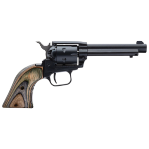 Heritage Mfg RR22CH4 Rough Rider 22 LR 6 Shot, 4.75 in Black Oxide Steel Barrel, Simulated Case Hardened Zinc Alloy Frame, Black Oxide Cylinder, Camo Laminate Grip, Manual Safety, Exposed Hammer , Revolver