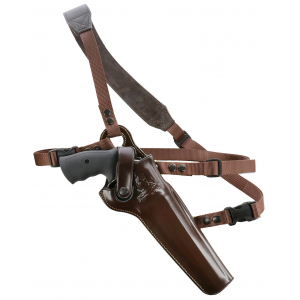 Galco KK148H Kodiak Chest Holster Havana Brown Leather Sholder Strap\tTorso Strap Fits Ruger Blackhawk 7.50 in Fits Freedom Arms 83 7.50 in Right Hand