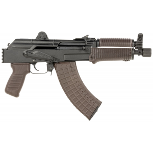 Arsenal SAM7K56P SAM7K-56P Sports South Exclusive 7.62x39mm 30rd, 8.50 in Black Chrome Lined Steel Barrel, Black Milled Receiver, Plum Furniture, Picatinny Rail, Hard Case, QD Swivel Sling