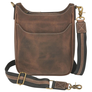 Gun Toten Mamas/kingport GTMCZY17 CrossBody Mail Pouch Brown Leather Includes Standard Holster