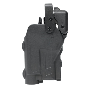 Rapid Force Rapid Force, Duty Holster Level 3, Belt Slide Hol ter, Mid Ride, For Sig Sauer P320/M17/M18, Right Hand, Black RD-M-0691-BK-RH-L0-C