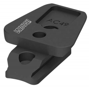 iRay USA IRAYAC49 AC 49 MINI Series Dovetail Shoe Black Aluminum\t Compatible w/iRay Mini Series
