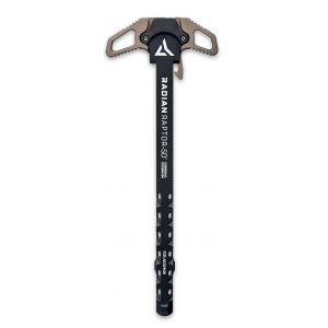 Radian Weapons R0289 Raptor SD Charging Handle & 45/90 Talon Safety, Radian Brown, Ambi Controls, Gas Ported Shaft, Fits Mil-Spec AR-15/M16 Platform
